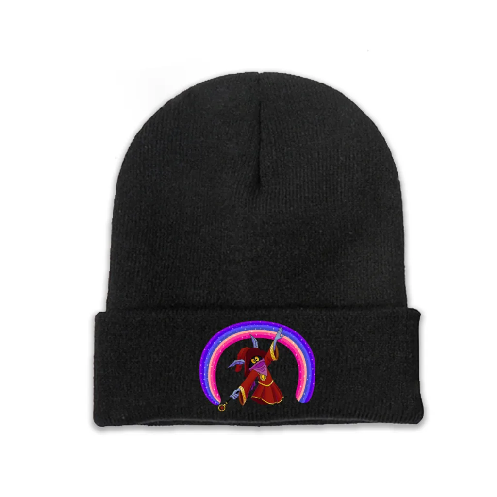 

Knit Hat He-Man and the Masters of the Universe Winter Warm Beanie Caps Orko Vs The Forces Of Evil Men Women Fashion Bonnet
