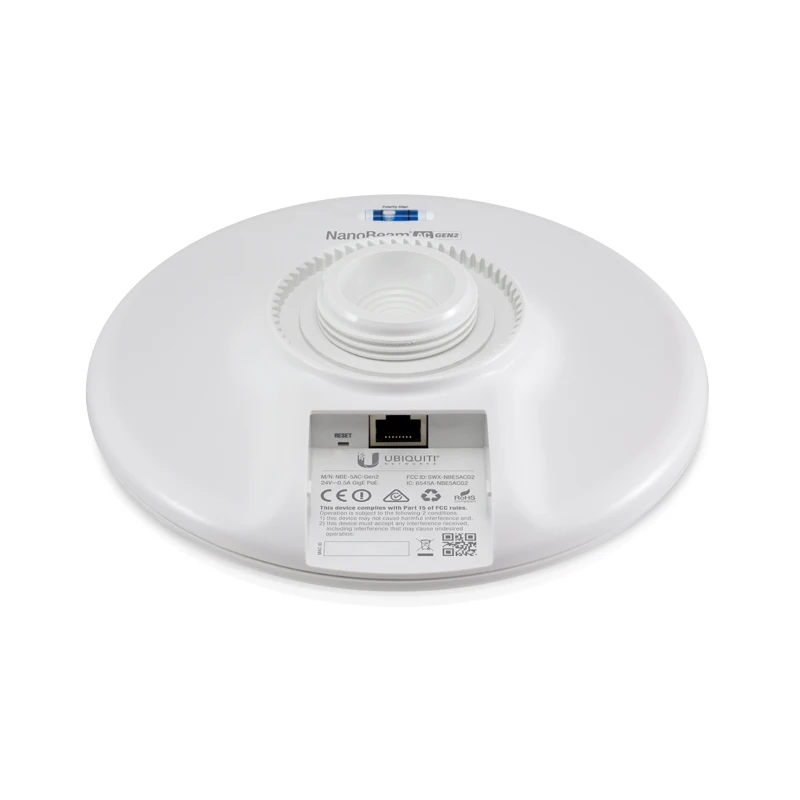 Ubiquiti Networks NBE-5AC-GEN2 5GHz NanoBeam Point-To-Point For 10KM Wireless Bridge AC GEN2 High-Performance AirMAX Only 1 Unit