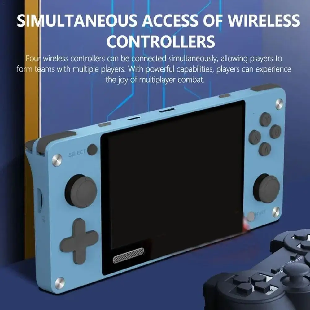 

New A390 Handheld Game Console 4-inch IPS High-definition Screen 12 Emulators GAMEMAX System Nostalgic Game Console 10000 Games