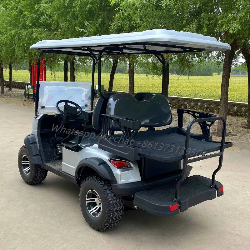 2023 Vendita Calda 4 Ruote 48V 60V Batteria Al Litio E Al Piombo Disabili Golf Cart Scooter Multifunzionale Per Anziani Con Tetto