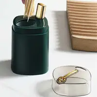 Automatic Pops Up Toothpick Holder Box Portable Toothpick Container Toothpick Dispenser Dining Table Toothpick Storage Box 5