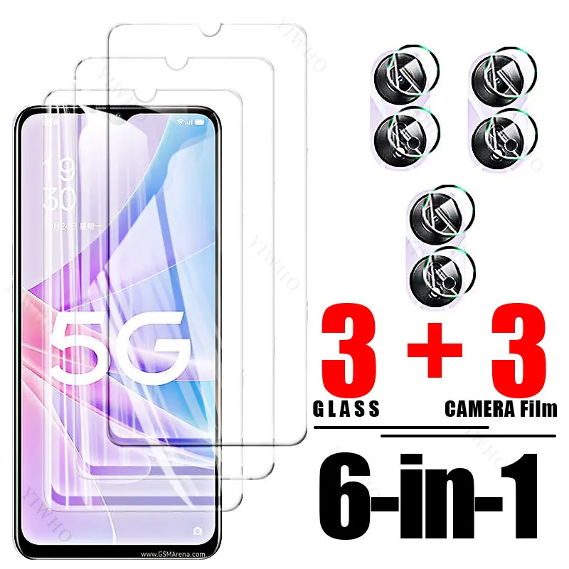 6-in-1 Tempered Glass Phone Case with Camera Protector