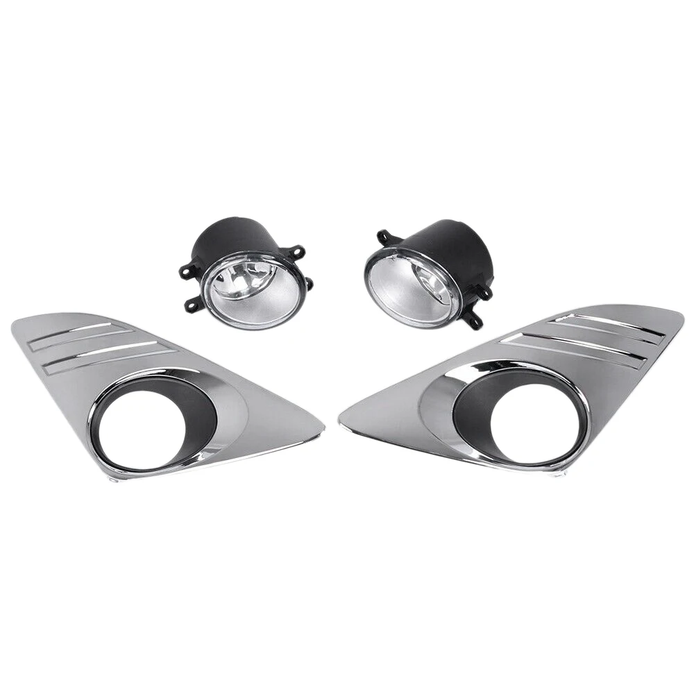 

For Toyota 2012-2014 Camry L LE XLE Bumper Driving Fog Light + Chrome