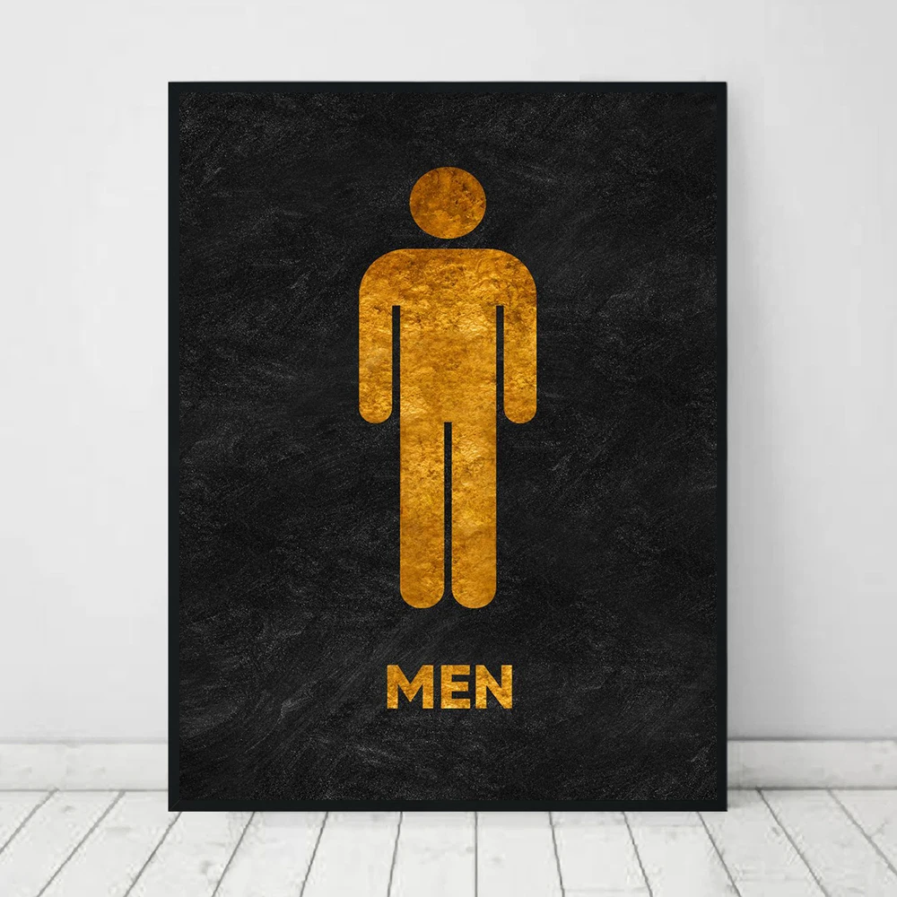 

Kids Bathroom Poster Toilet Funny Canvas Painting Nordic Art Print Vintage WC Sign Wall Picture For Living Room Home Decor