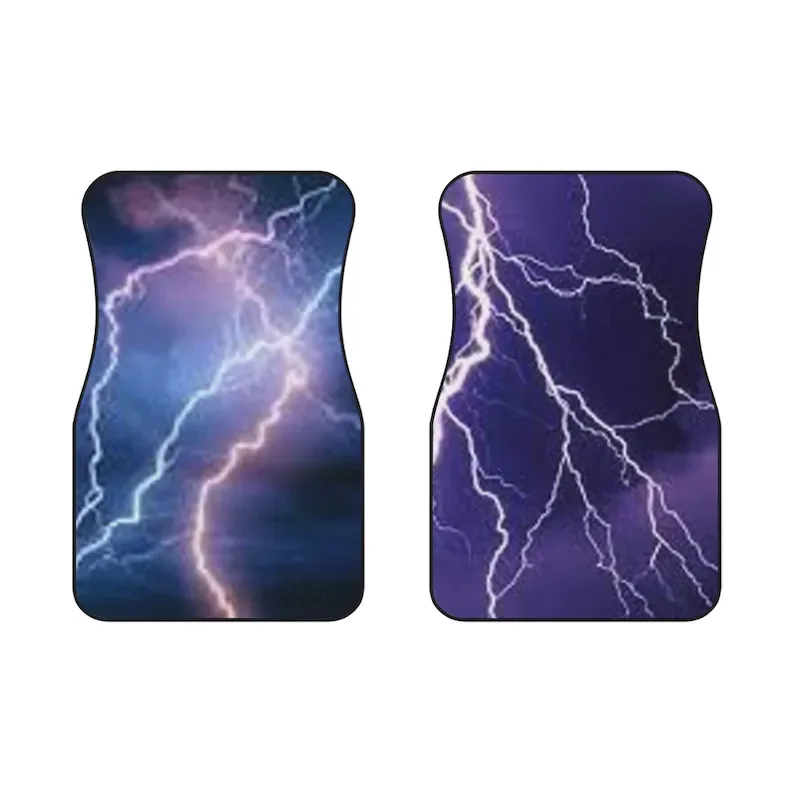 

lightning Car Mats (2x Front)