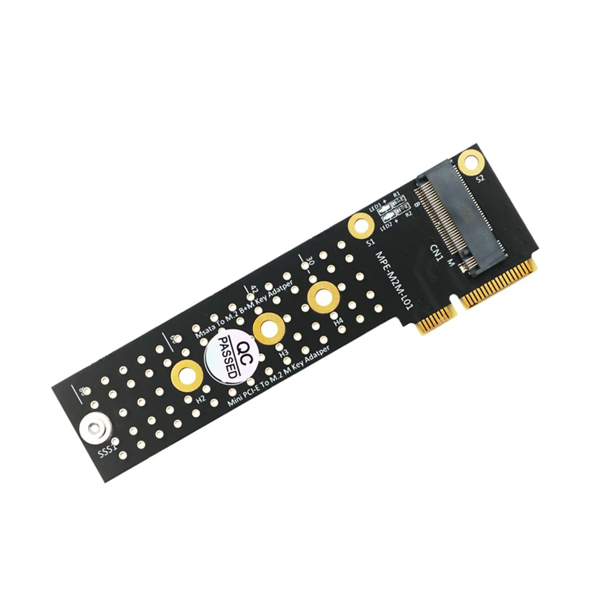 

Конвертер M.2 (NGFF) NVME SSD на Mini PCIe, карта Mini PCI-E на M.2 M-Key, адаптер Msata на M.2 B + M Key