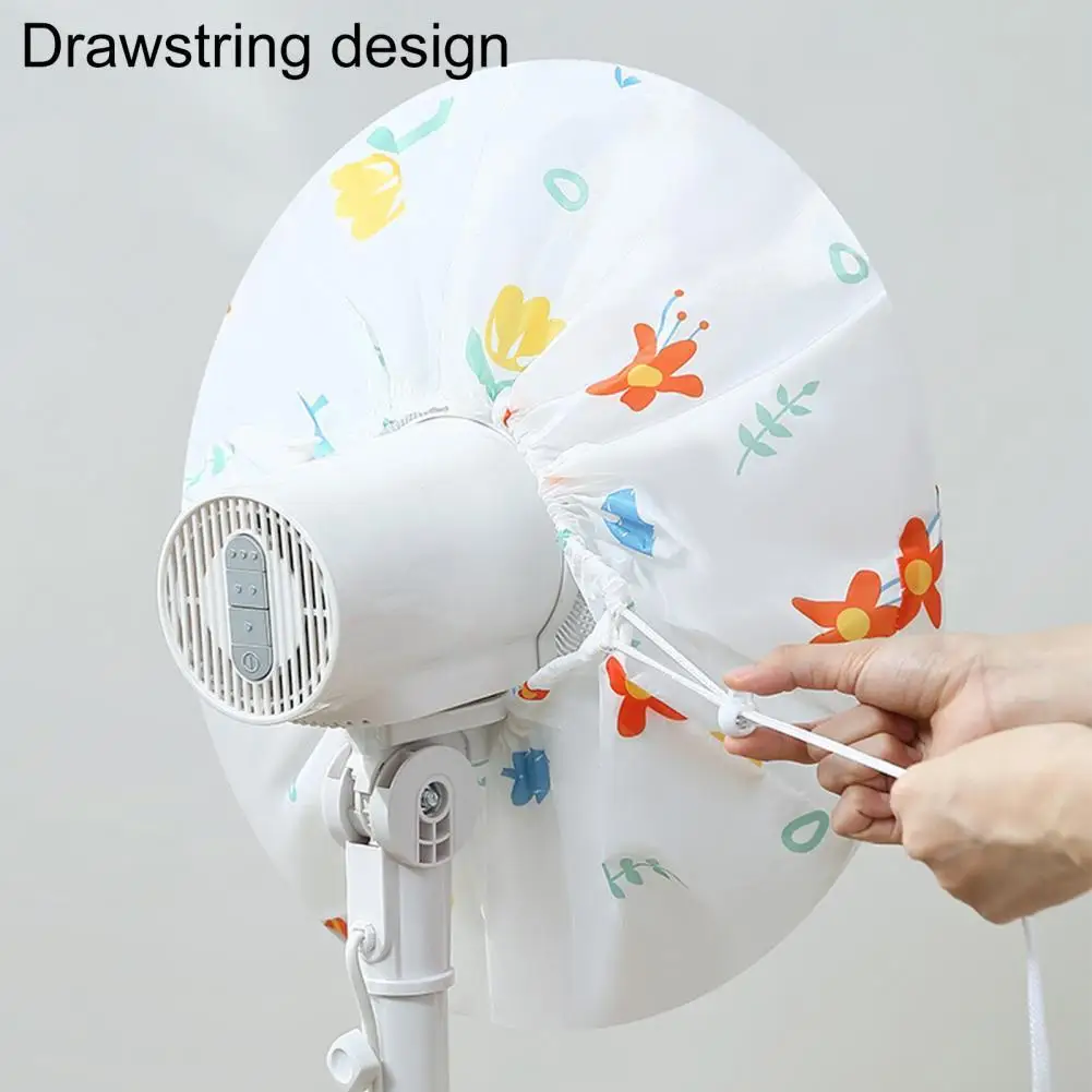 Electric Fan Cover Great Safe to Use Electric Fan Dust Cover Anti-fading Wear-resistant Dust