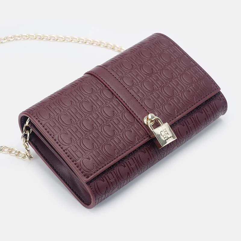 حقيبة كتف نسائية جديدة لعام 2025 من CH، تتميز بتصم...