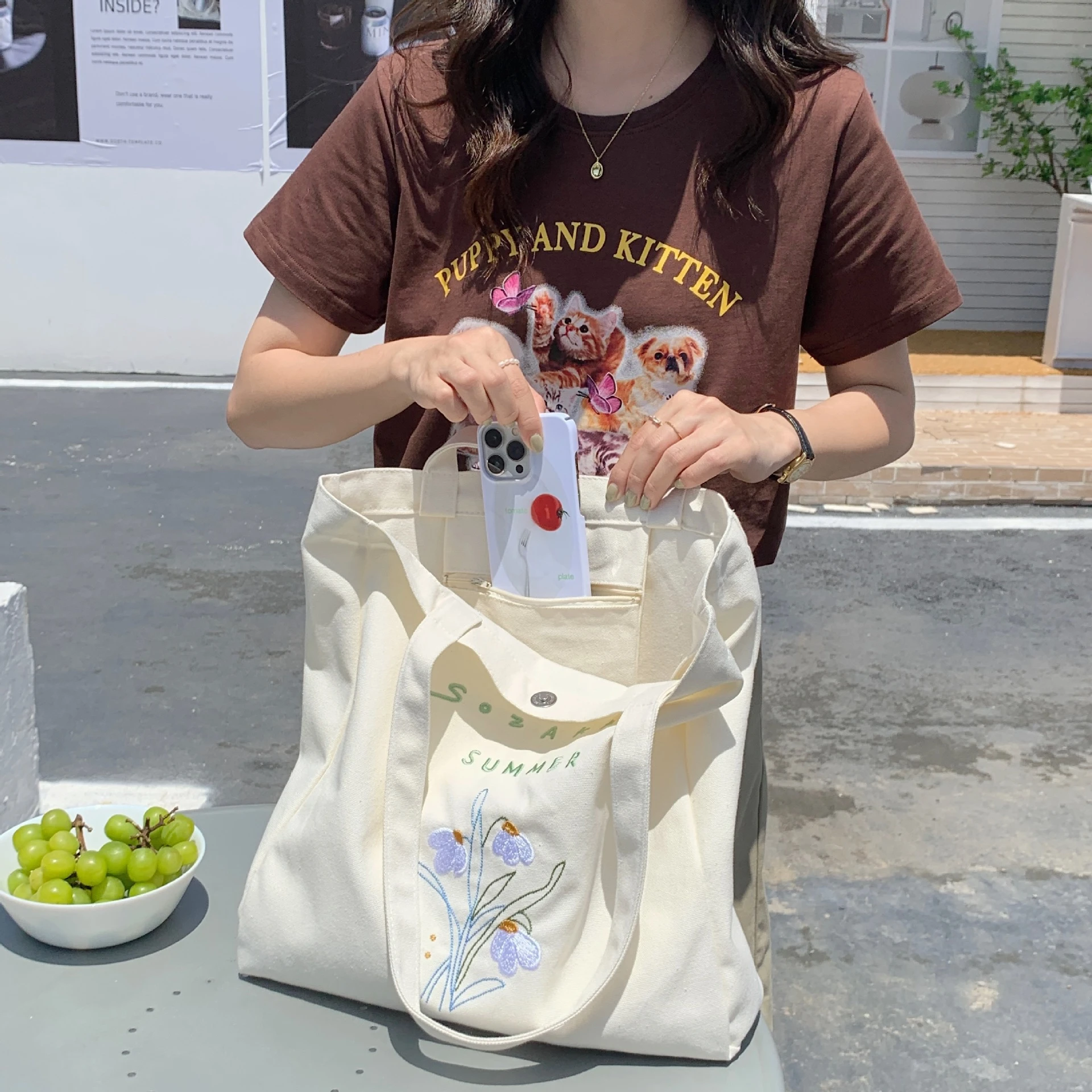 flower designer bag