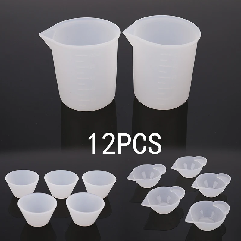 12Pcs Silicone Mixing Measuring Cups Set 1