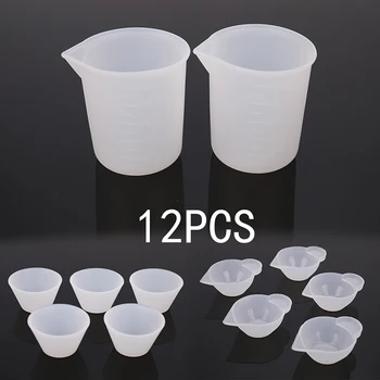 12Pcs Silicone Mixing Measuring Cups Set 1