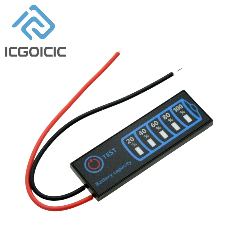 Indicateur de Batterie LED 5V-30V pour Drone - Testeur de Niveau de Batterie