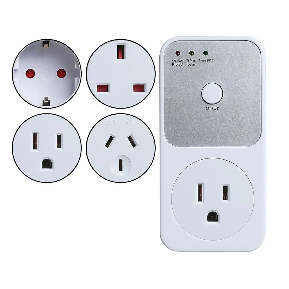 Automatic Voltage Protector Socket Switch 110V 240V/50Hz Power Surge Protection Refrigerator Protect Power Tools surge protector,voltage protector socket,voltage protector,over voltage protector