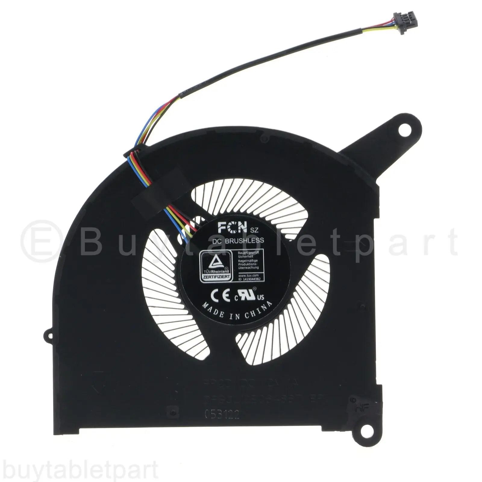 Ventilador para Cpu Gpu Ventilador de Refrigeração para Gigabyte Aero 16 17 Ye5 Xe4 Xe5 Rp86 xe Dfscl12e064867 - Imagem 2