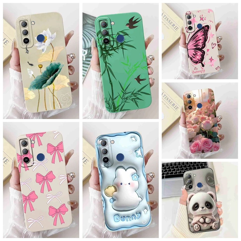Tecno Pop 5 LTE Shockproof Painted Silicone Phone Case