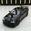 1:32 Nissan Skyline GTR R34 Alloy Scale Model Car Diecast Metal Vehicle Sound＆Light Collectible Children Toy Gifts 1