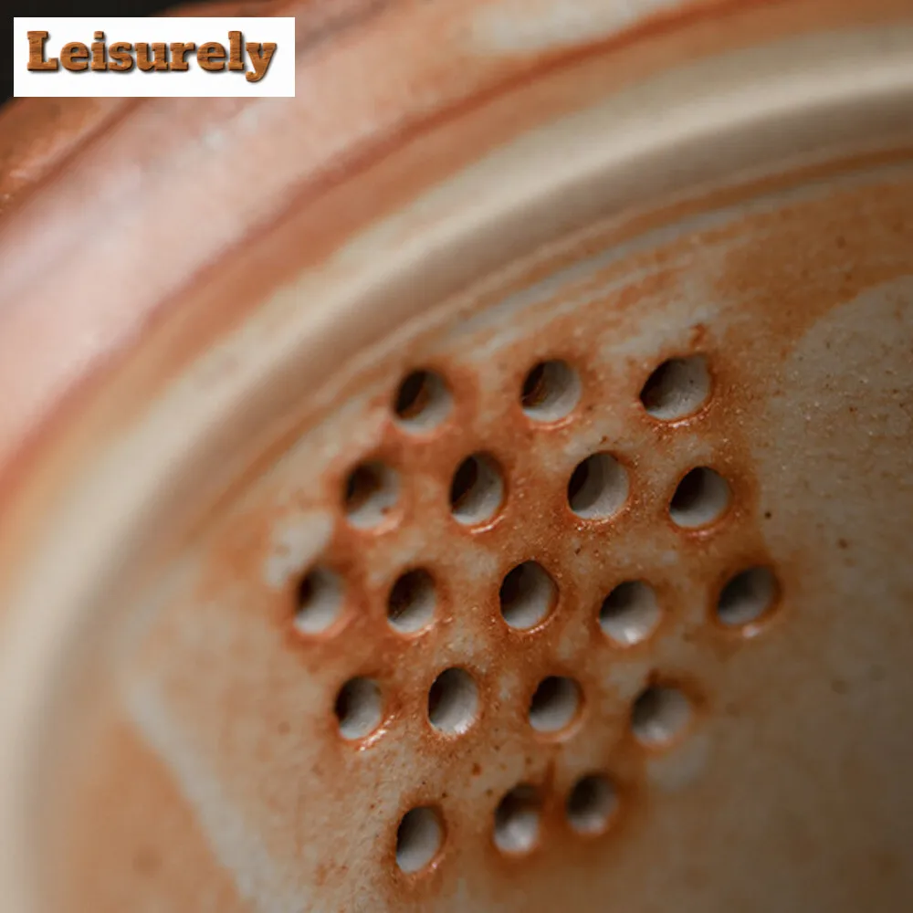 180ml Japanese Wood-fired Porcelain Hand Grasping Pot Kiln Change Zhiye Cat Treasure Bottle Pot Painted Silve Maker Tea Kettle