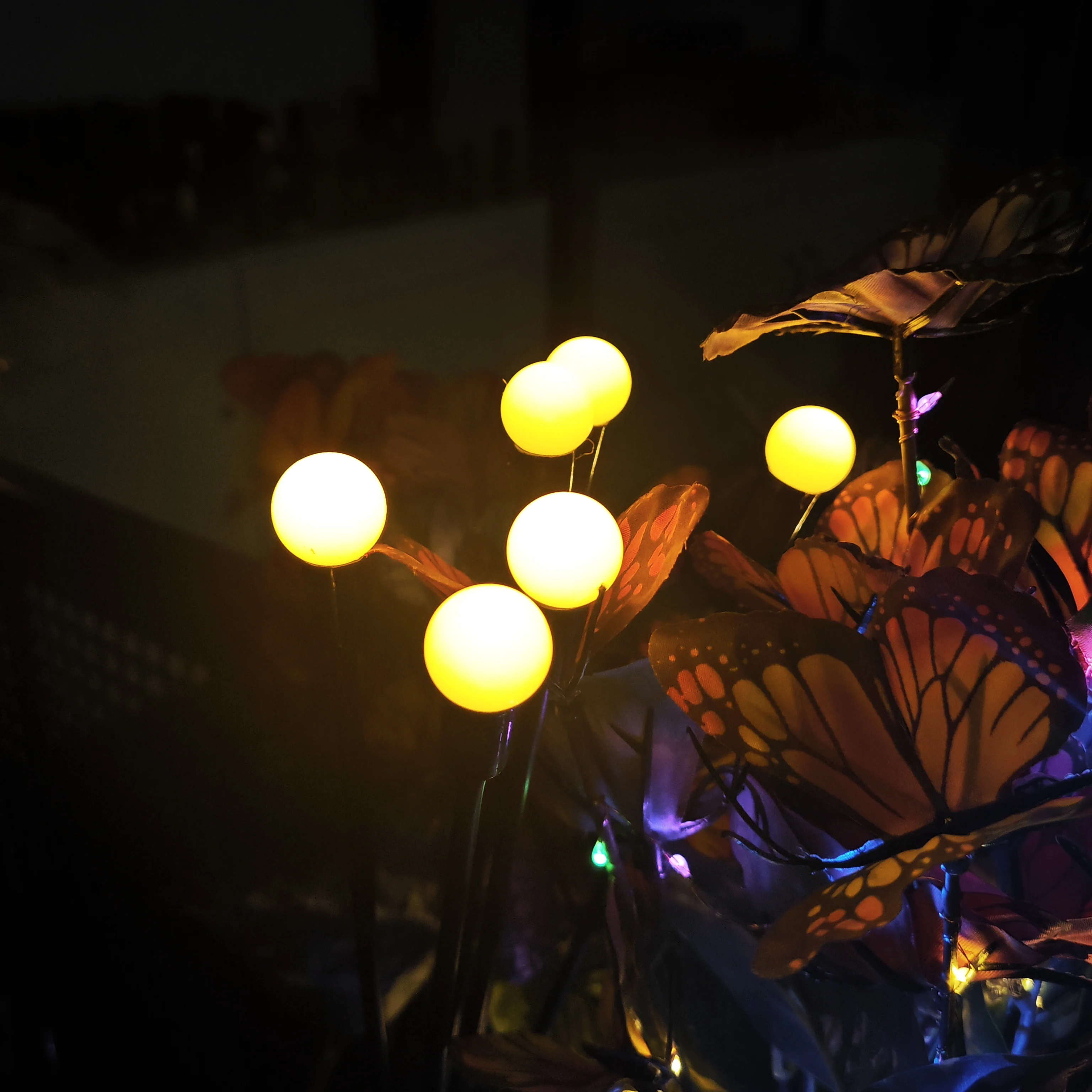 ตัวเลือกสินค้า โคมไฟสวนสไตล์วินเทจ 3/6 LED โซลาร์เซลล์