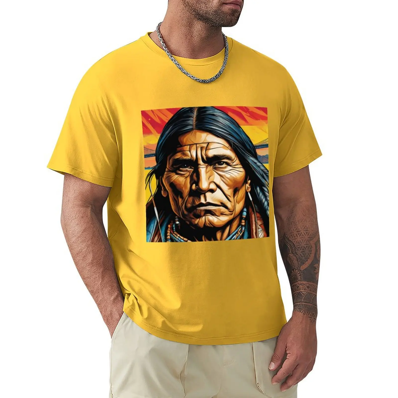 

RED POWER 6 T-Shirt graphics korean fashion T-shirts for men cotton