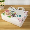 Fashion Flower Shopping Bag Non-woven Fabric Tote Bag Eco Bag Folding Travel Organizer Grocery Storage Bags For Clothes Reusable 4