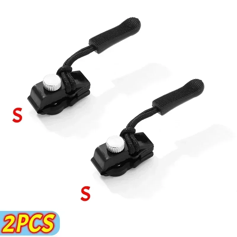 2-6pcs Zipper Repair Kit Instant Zipper Fix Replacement Zippers Sliding Teeth Rescue Zippers Head 3 Different Sizes