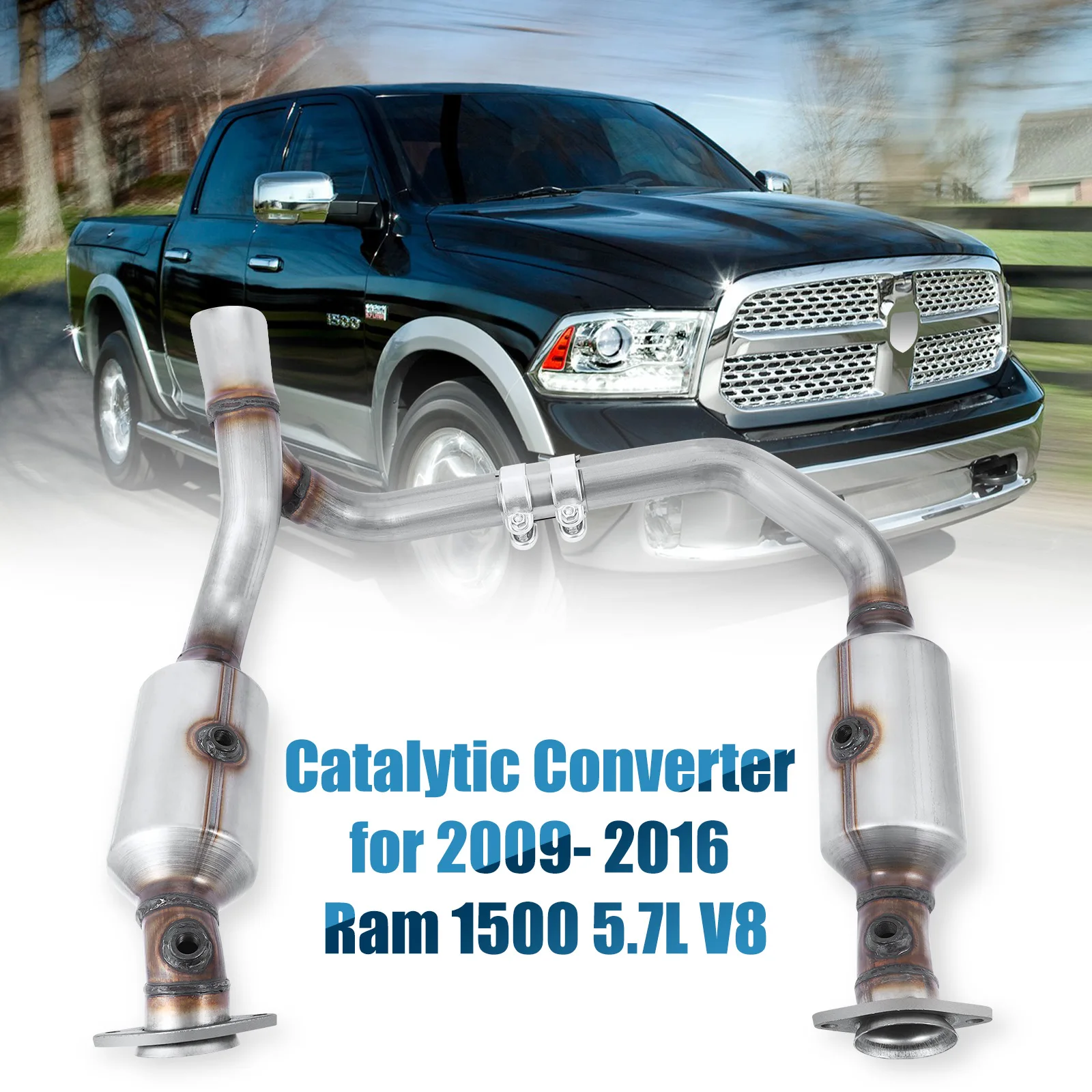 

Каталитический конвертер для 2009- 2016 Ram 1500 5.7L V8