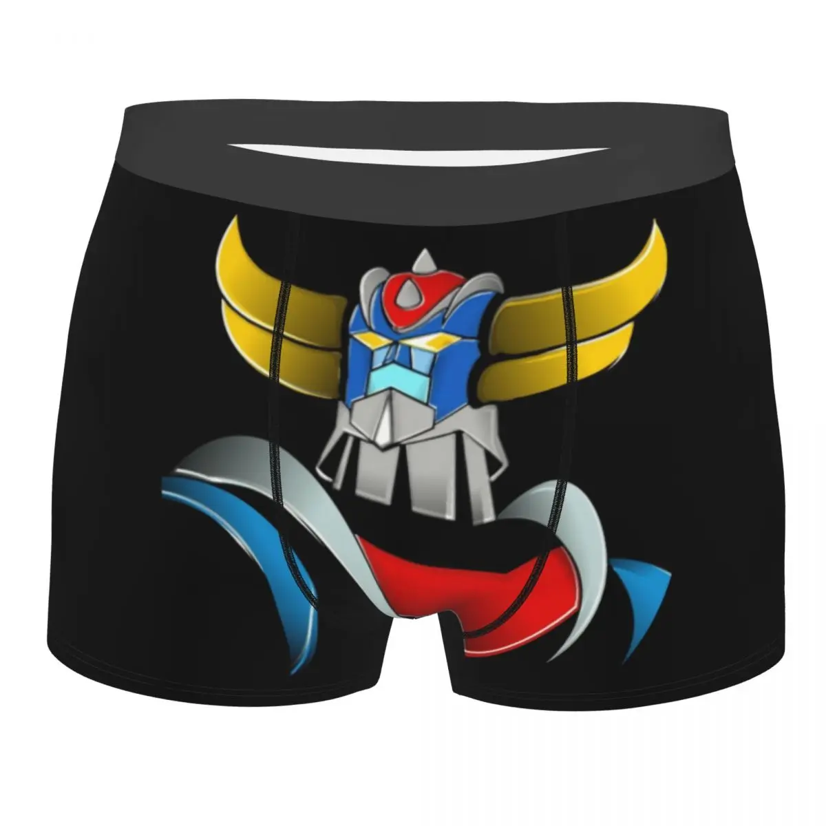 Custom Novelty Goldorak Ufo Robot Grendizer Boxers Shorts Panties Male Underpants Breathbale Briefs Underwear 2