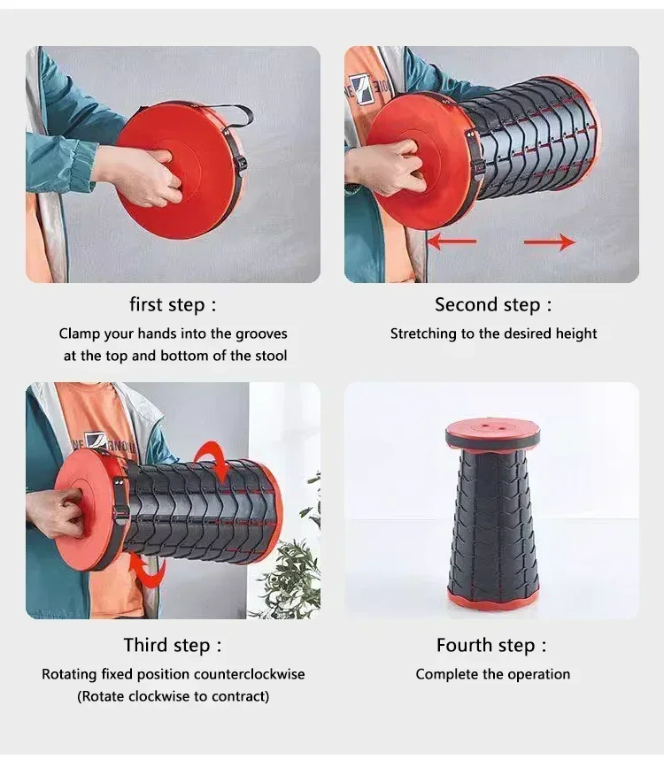 Uzamış gökkuşağı katlanır taburenin yan görünüşü