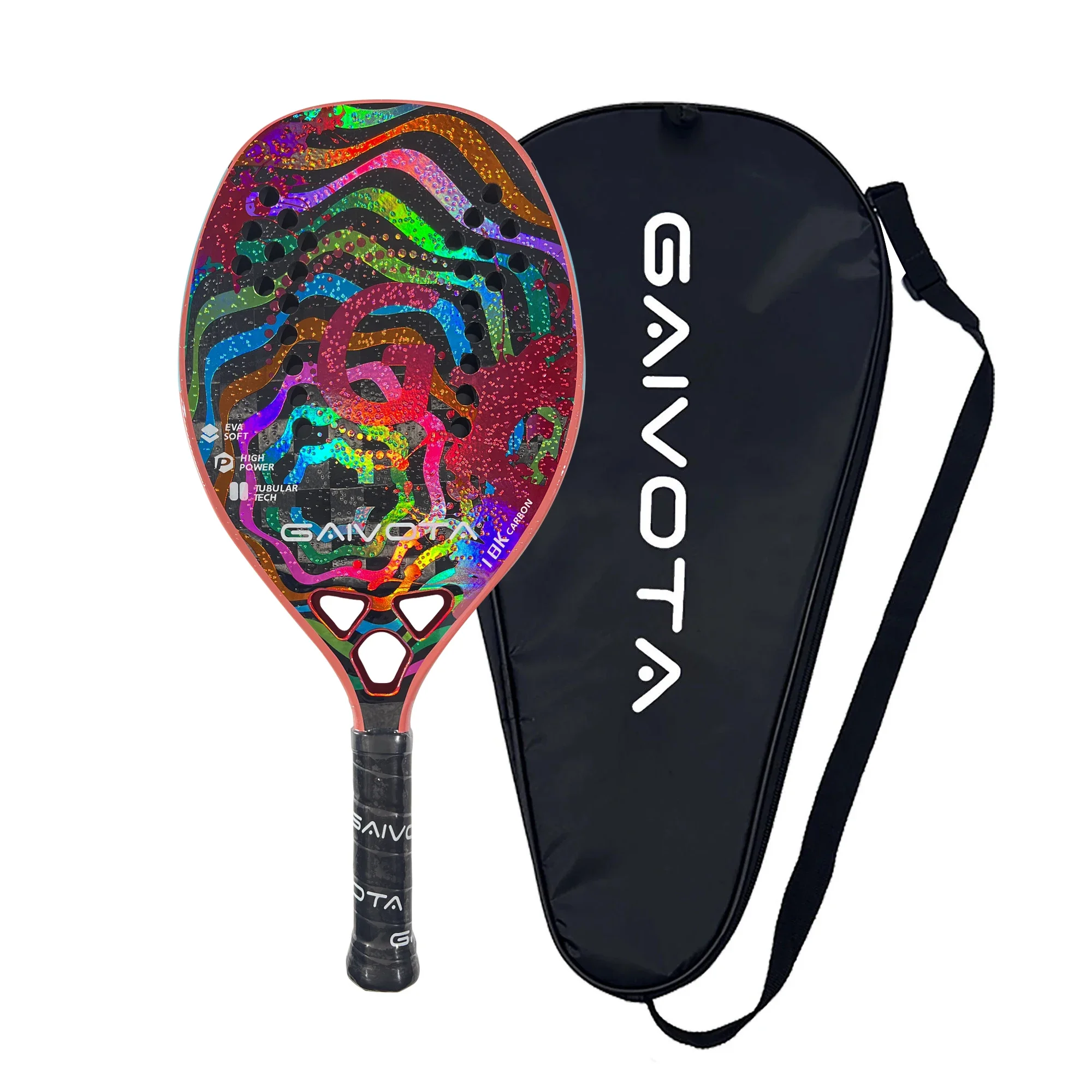 Beach Tennis Racquet Carbon 18K Racquet+Bag tennis racket set tennis racket