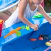 5 Pcs Children's Fishing Rod Educational Toddler Toys Poles for Kids Playset Reusable Magnetic 2