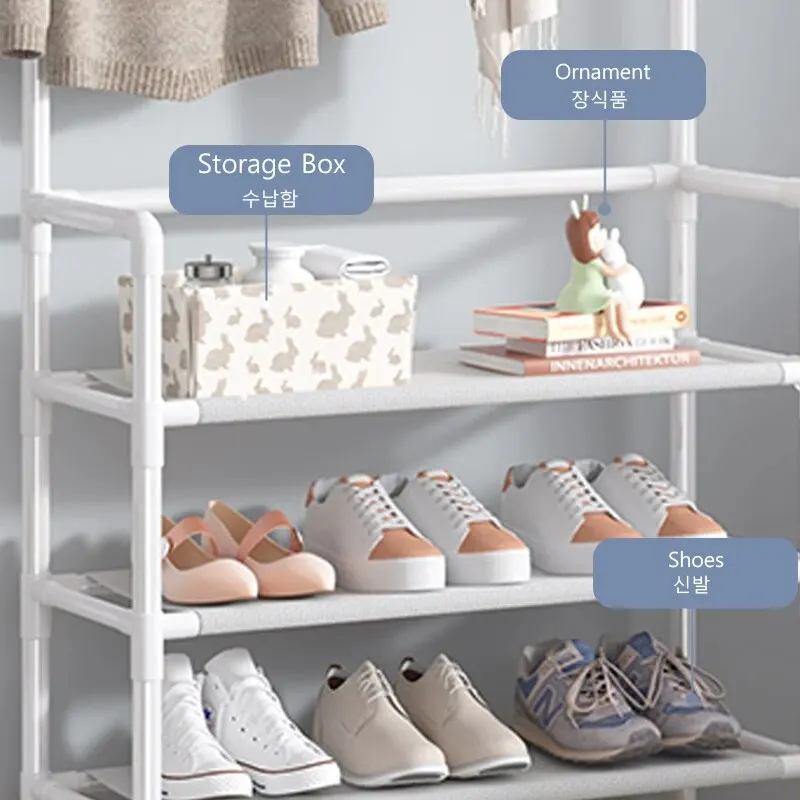 Coat Rack Bedroom Indoor Dormitory Hangers Household Storage Rack clothes rack