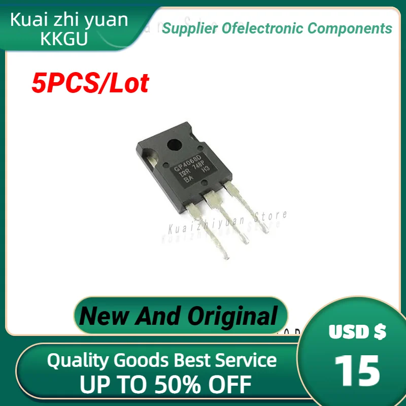 

5PCS/Lot New And Original GP4068D-E IRGP4068D-E Welding Inverter IGBT Tubes 4068D-E TO-247 600V 48A Power Transistor GP4068D