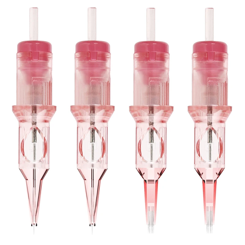 Premium Quality Pink VIPER PMU SMP Tattoo Cartridge Needle Super Sharp Durable Consistent 20pcs/Box   Permanent Makeup Car 4