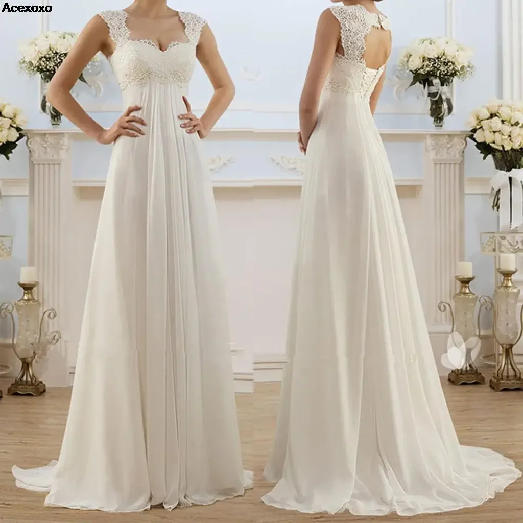 

Summer new women's fashion casual sexy lace splicing hollow high waist slim dress