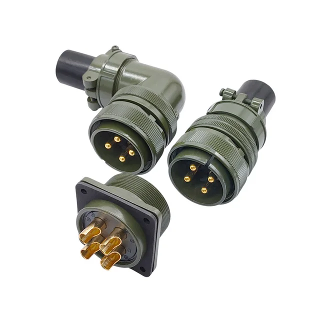 5015 MIL STD Circular Connector 32-17 MIL-C Plug&Socket MS3102 MS3106 MS3108 4 Pin Military Specification Connector 1
