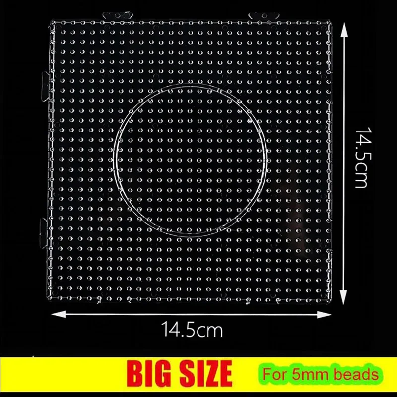 500PCS Multicolor Hama Beads for Kids – DIY Puzzle and Pixel Art Toy Set