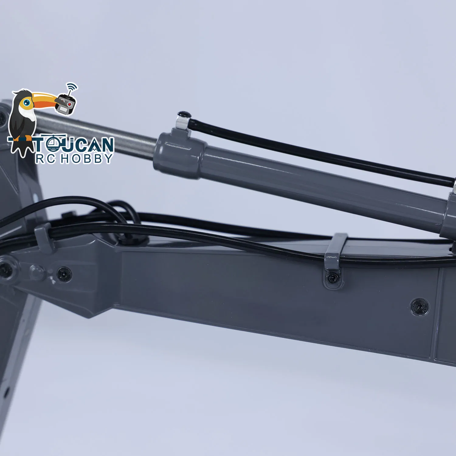 1/14 DoubleE EC160E RC Excavator Metal Electric RC Diggers E010 RTR ESC Servo Motor Light Construction Truck Toys Model  6