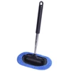 3 in 1 Car Window Cleaner Kit Extendable Long Handle Windshield Cleaning Tool Rotating Head Car Wash Tool Rearview Mirror Wiper 4