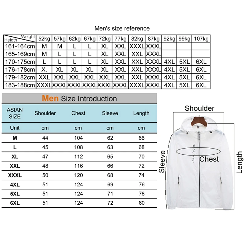 Men's Casual Jackets Rainproof Cycling Jacket Windproof Ultra-Light Windbreaker UPF70+ Running Hiking Coat sport jacket