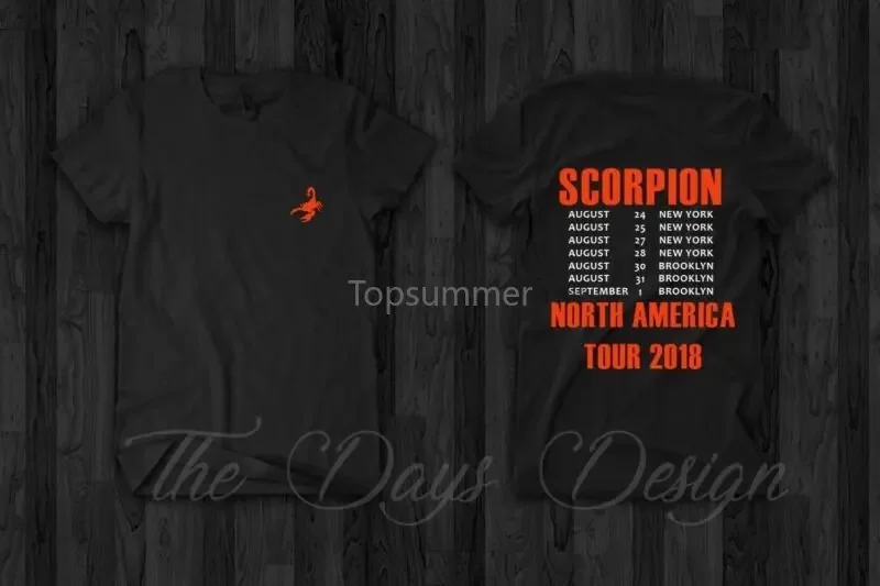 

Drake Scorpions Tour 2018 Merch Scorpion Rap T Shirt