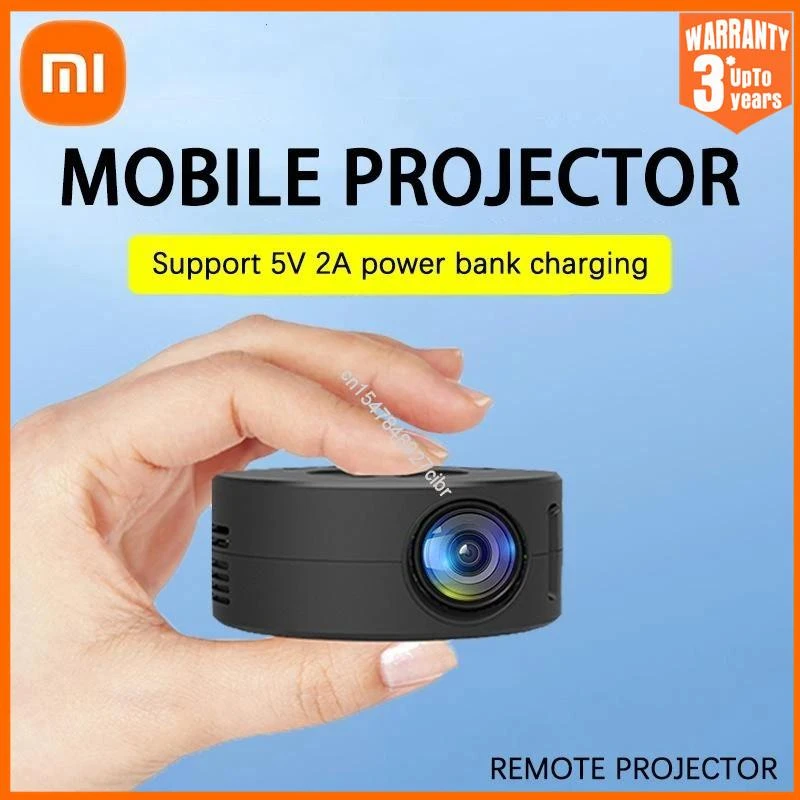 Xiaomi YT200 Mini Mobile Projector Home Use Palm Size Remote Projector