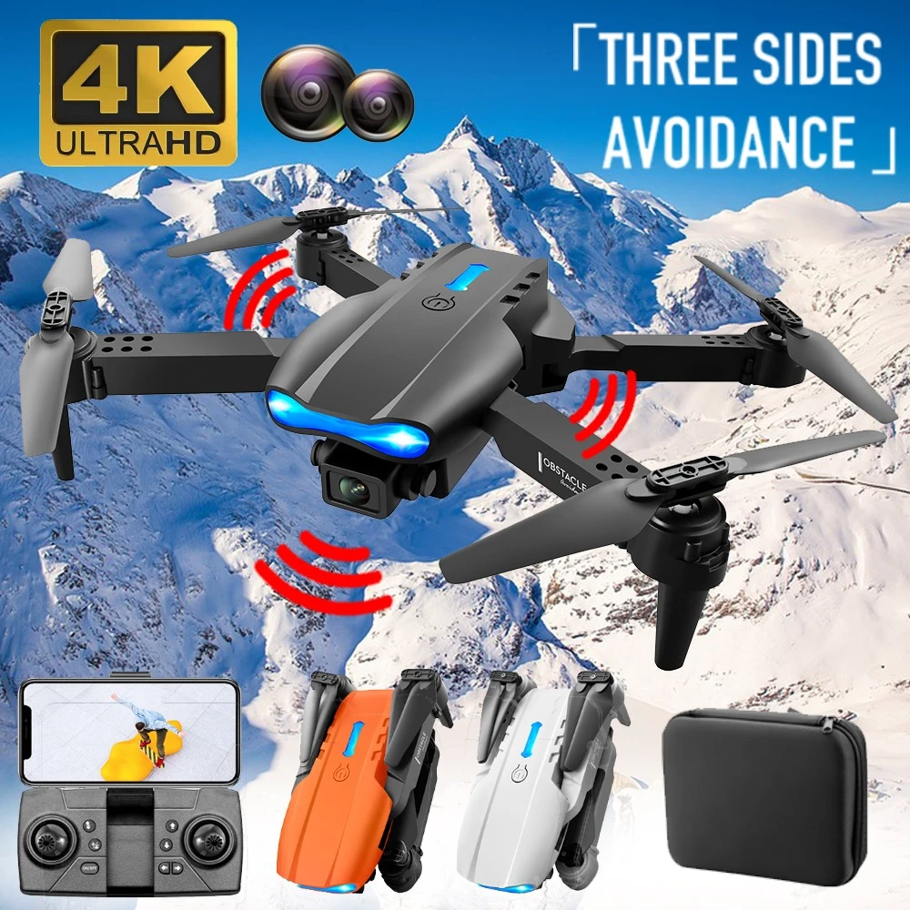 Lsrc E99 K3 Pro Mini Drone 4k Hd Camera Wifi Fpv Obstacle Avoidance