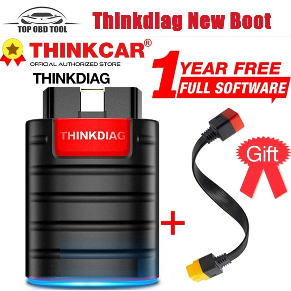 

Бесплатная доставка, THINKCAR Thinkdiag, новая версия, все системы, полное программное обеспечение, 1 год бесплатного сканера OBD2, кодирование ЭБУ, активный тест PK ELM327