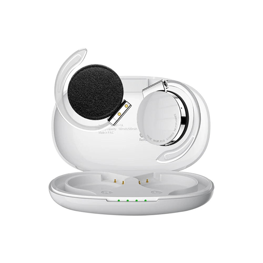 Tss Fones de Ouvido com Microfones Compatível com Bluetooth 5.2 Esporte Gancho de Ouvido Display Led sem Fio Hi-fi Estéreo f2 - Image 2
