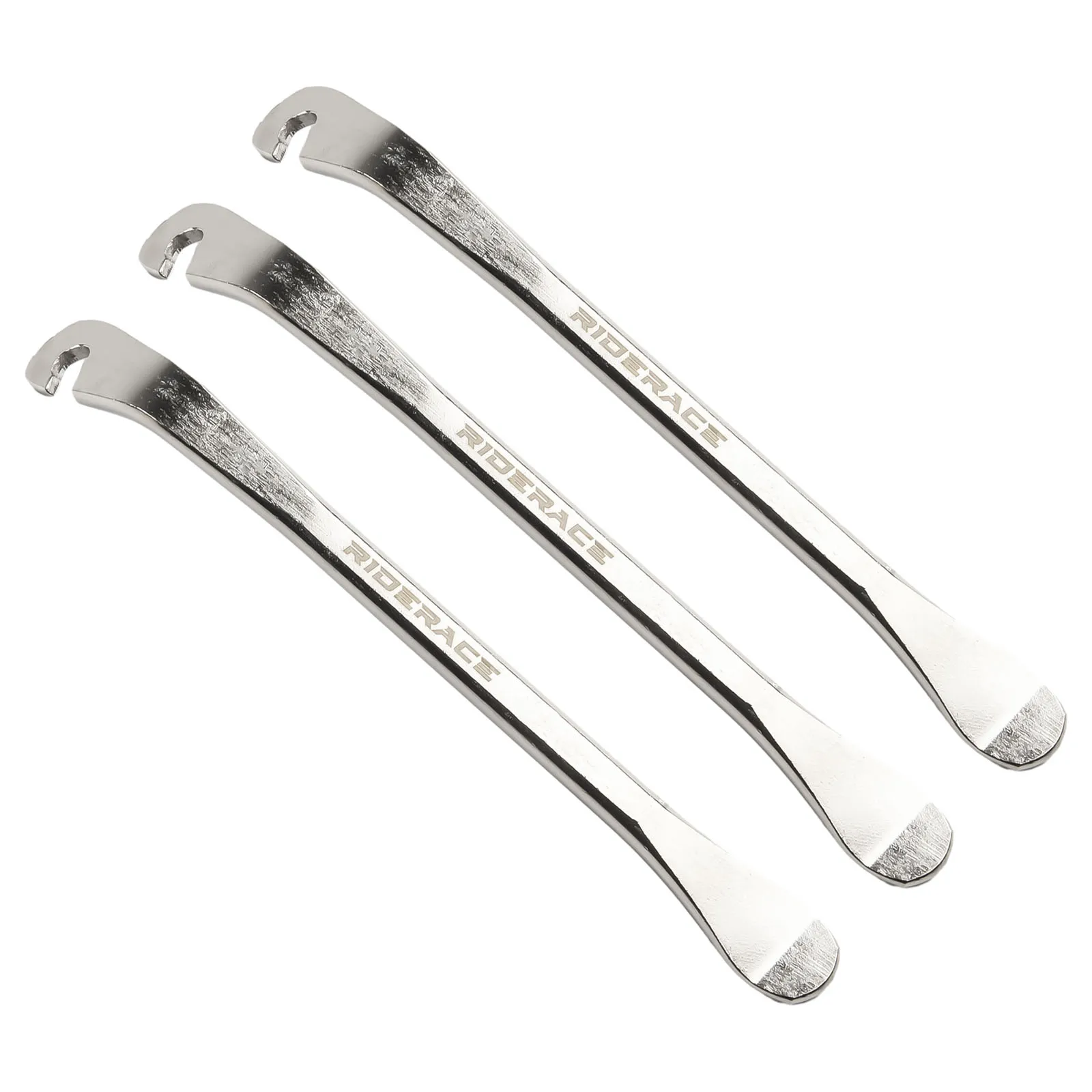 

Tyre Spoon Supplies Tyre Levers Black Carbon Steel Crow Bar Silver Tire Opener For Bicycle Tire Repair Durable