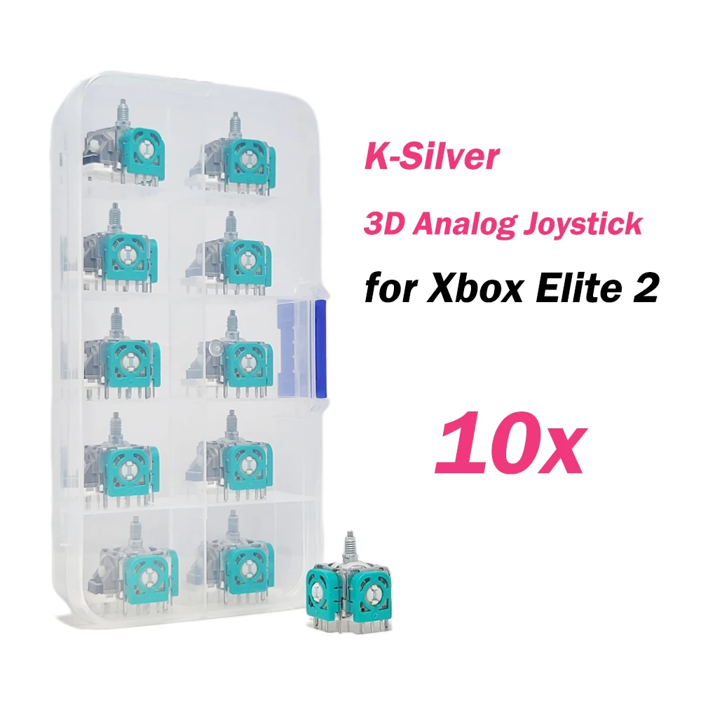 COPPIA Moduli Joystick TMR Per Xbox Elite Series 2 – Ricambio K-Silver Metallo, 2025
