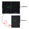 14.3-inch Folding Screen  LCD Superfine Handwriting Writing Board Meeting Magnetic to Eras Drawings Tablet Split screen 6