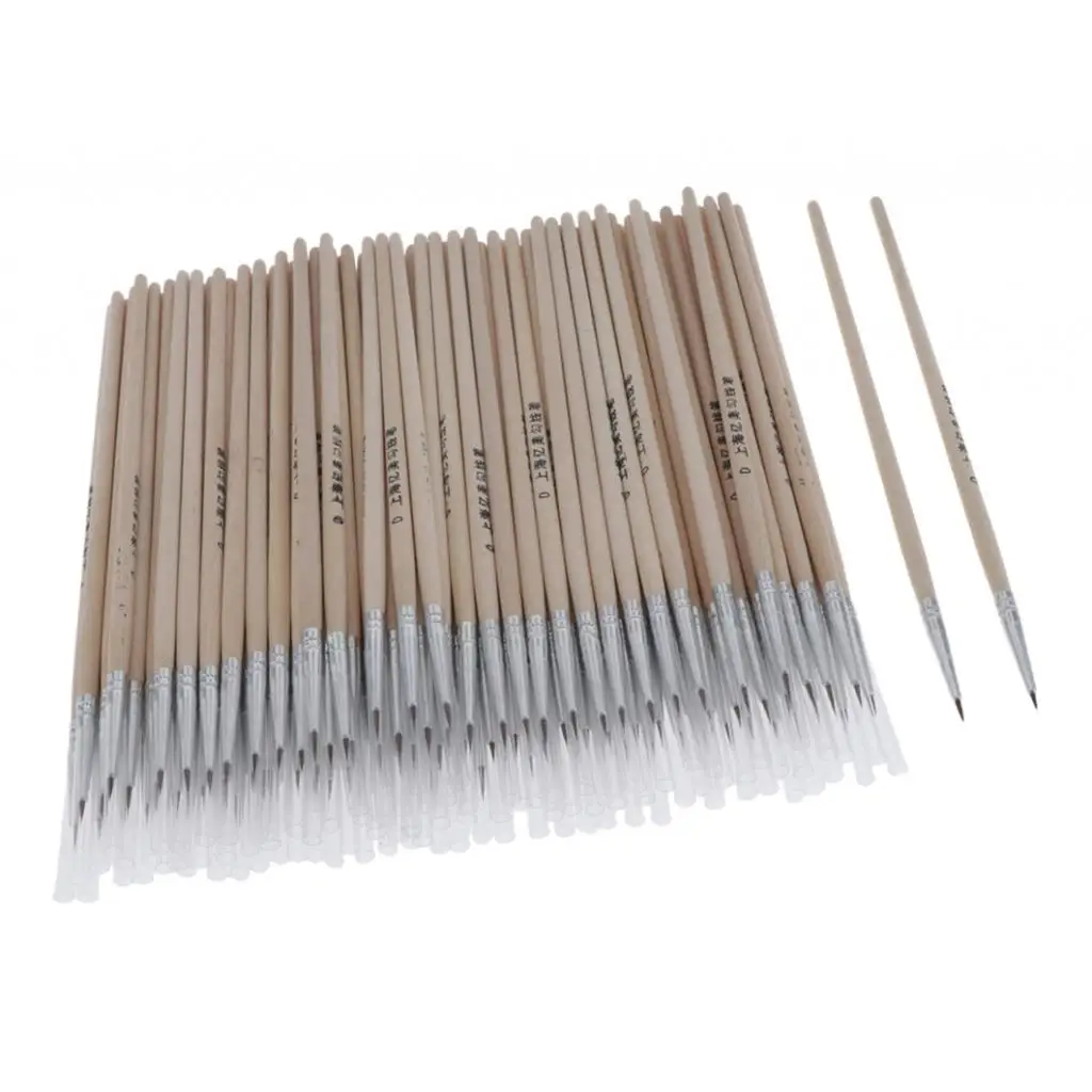 Micro Detail Paint Brush Set 100Pcs Tiny Professional Miniature Fine Detail Brushes for Oil Acrylic Craft Painting painting brushes