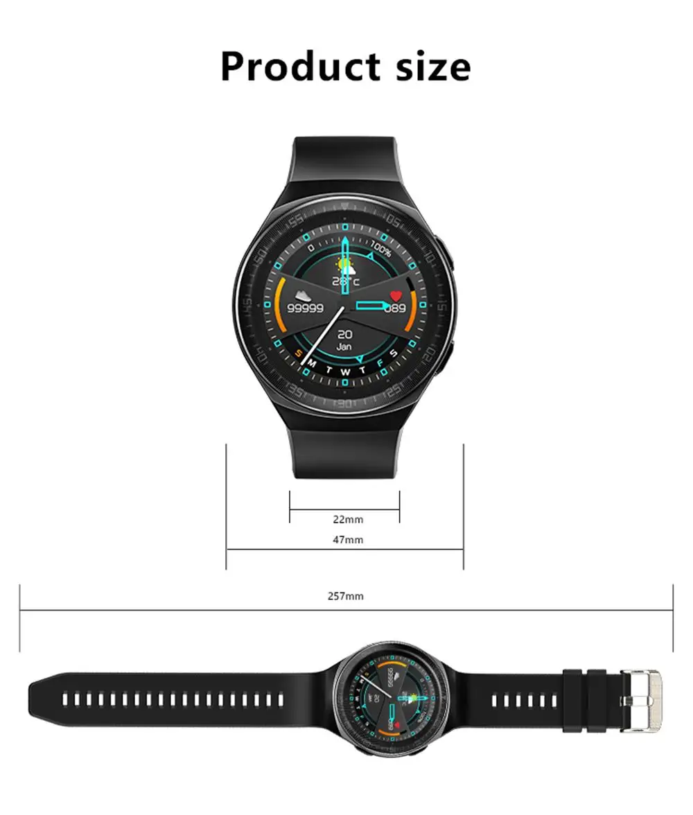 8G Memory Music MT3 Smart Watch Sound Record Storage Blue Tooth Call Smartwatch For Men Women Blood Pressure Fitness Tracker