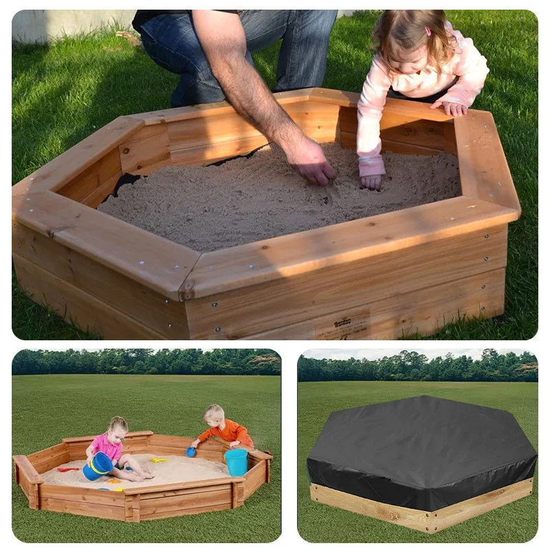 Bathtub Swimming Pool Dust Cover Hexagon Hot Tub Cover Waterproof Canopy Outdoor Sunshade Courtyard SPA Kid Bunker